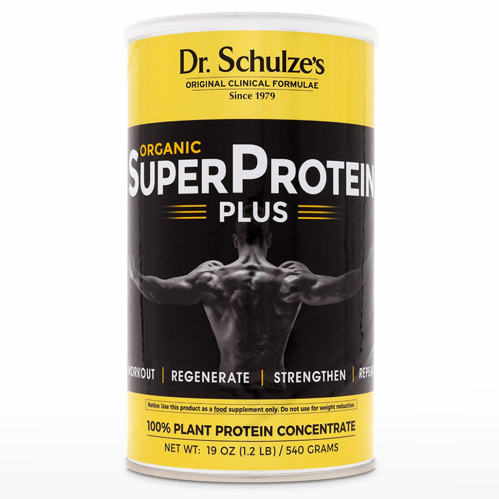 Dr. Schulze's SuperProtein Plus - 100% proteína vegetal de las mejores fuentes - 20g por porción