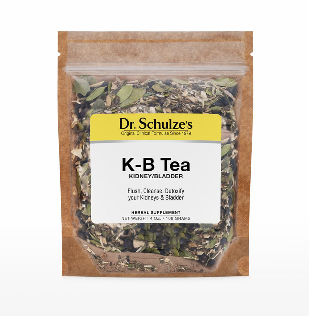 Schulze's K-B Tea - Kidney Bladder Tea aide à garder les voies urinaires propres et saines.
